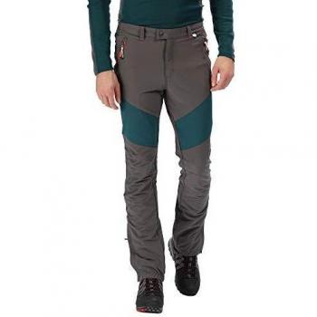 Regatta Mountain Active - Pantalones de Senderismo y Senderismo para Hombre, Hombre, Pantalones, RMJ212R 94Q032, Imán/Verde Azulado, Size: 32