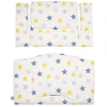 Tripp Trapp Classic Cojín para trona Tripp Trapp, para bebés y niños, diseño de estrellas multicolor
