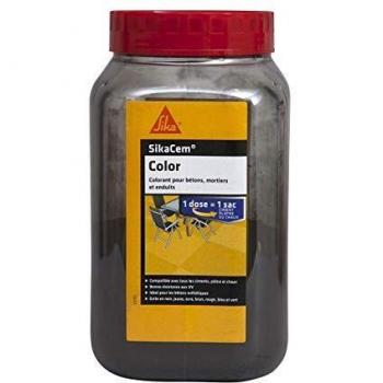 Colorante en polvo SIKA para cemento, cal y yeso - Negro 700 g