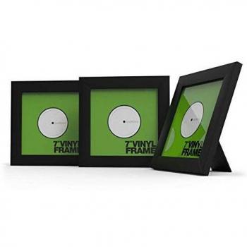 7 Black Vinyl Frame Set for Display and Storage