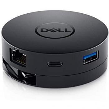 Dell DA300 Adaptador Portátil USB-C con Conexión Alámbrica, Tipo-C Negro, Compatible con Latitude y XPS Series