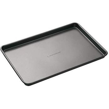 Bandeja de Horno Antiadherente MasterClass 39 x 27 cm, Acero al Carbono, Gris