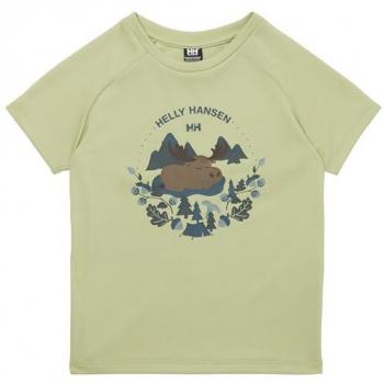 Helly Hansen K Marka T-Shirt - Camiseta de manga corta para niños de 4 años, fabricada con materiales suaves y transpirables, diseño moderno y cómodo, ideal para actividades al aire libre