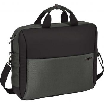 Maletín para Portátil 15.6 y Tablet con USB Safta Business Gris (41 x 33 x 9 cm)
