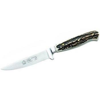 Puma Jagdmesser Eichenlaub - Cuchillo de hoja fija, color marrón