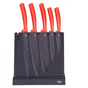 Set 5 Cuchillos Jata HACC4502 con Tabla y Soporte