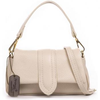 Bolso de mano FIRENZE ARTEGIANI Artegna en piel auténtica Dollaro, fabricado en Italia 20x7x11 Cm