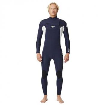 Rip Curl Traje De Neopreno D/patrol Perf 3/2 Mm Gb Stm Con Cremallera En El Pecho Y Mangas Largas