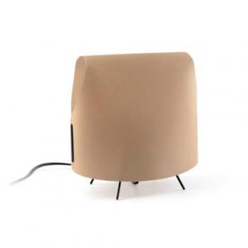 Lámpara de sobremesa Luang XS negra/camel IP20 E14 8W