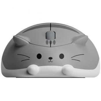 Ratón Inalámbrico Ergonomico Akko Tema Gato 2.4 GHz y Bluetooth 3200 DPI para PC y Portátil