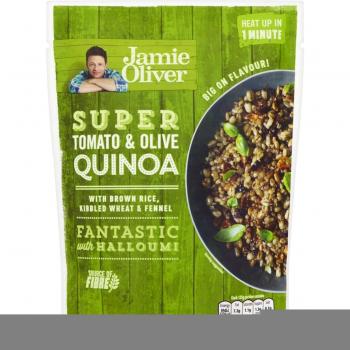 Jamie Oliver - Ensalada preparada de quinoa, tomate seco y aceitunas