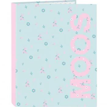 Carpeta con Folios 4 Anillas Moos 'Garden' - Safta