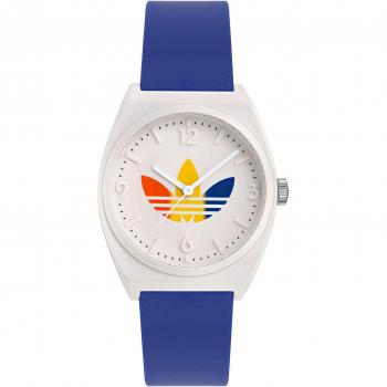 Adidas Originals Project Two GRFX Unisex Quartz Watch - Dark Blue, 38mm