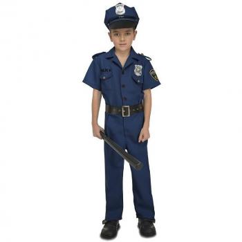Disfraz para Niños My Other Me Policía 4 Piezas, Talla 3-4 Años