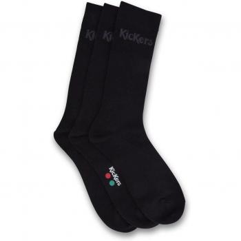 Kickers 6-Pack Black Socks (Lot of 6)