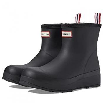 Hunter Women's Insulated Chelsea Rain Boots - Black, Size 4 UK