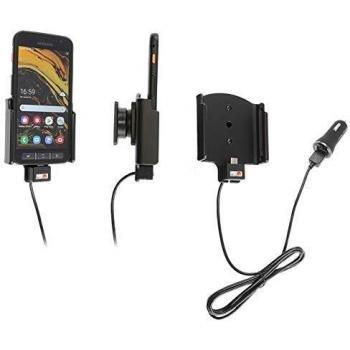 Soporte y cargador activo para Samsung Galaxy XCover 4s con conexión USB y toma de cigarrillos - Brodit 721133