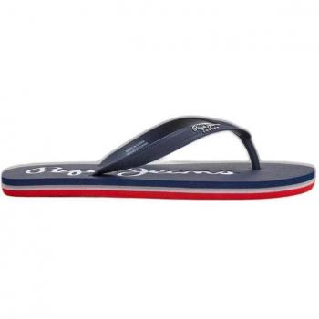 Pepe Jeans Men's Bay Beach Basic Flip-Flops with Maxi Logo