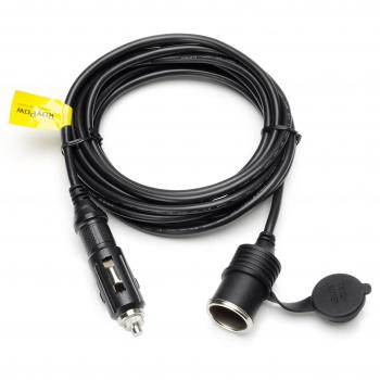 RoyPow CL40 alargador de macho a hembra de clavija de mechero de coche con Resistencia de 15A, 12V a 24V para coches, camiones, caravanas Longitud de 4 metros