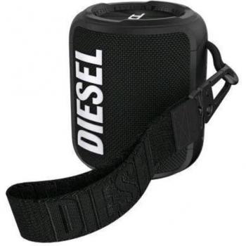 Altavoz Bluetooth Diesel Impermeable 12W con Sonido Omnidireccional 360° y Lector de Tarjetas - Negro