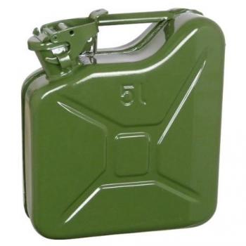 Bidón de Gasolina 5L Metal Verde TUV/GS