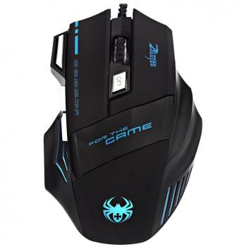 ZELOTES T - 80 7200DPI Ratón del Juego de la Retroiluminación Soporte Láser óptico