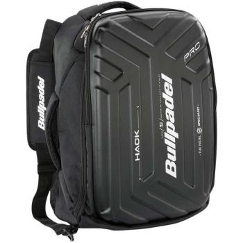 Mochila Bullpadel BPM-23006 Hack Pro, mochila técnica HACK PRO de Paquito Navarro, complemento perfecto para la pala Hack 03, diseño con parte frontal reforzada en material rígido