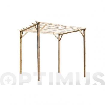 Pérgola bioclimática 3x4m color antracita