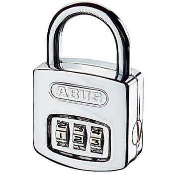 Abus 35013 - Candado de combinación 160 x 40 mm, color plateado