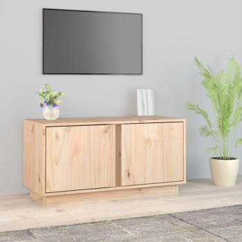 Mueble de TV 80x35x40,5 cm en Madera Maciza de Pino