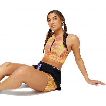 New Balance Sujetador de trail Impact Run AT Morado para mujer