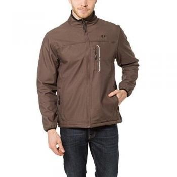 Ultrasport Stan - Chaqueta para hombre, color marrón, talla S