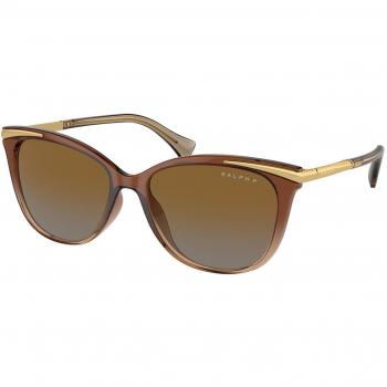 Ralph by Ralph Lauren RA5309U Polarized Women's Sunglasses Brown Size 55 Geometrica Col. 6133T5