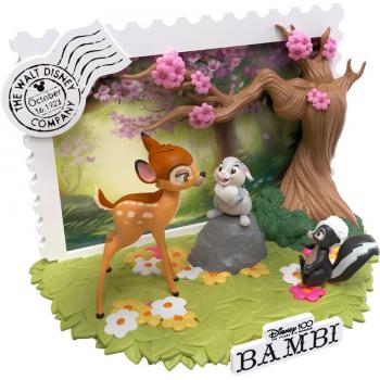 Figura Diorama Bambi 100 Aniversario Disney D-Stage 12 cms