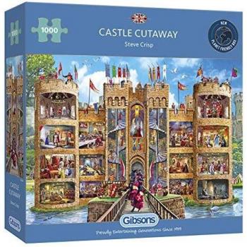 Gibsons Castle Cutaway 1000 Piece Jigsaw Puzzle