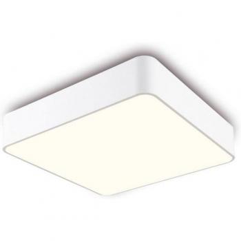 Plafón de techo blanco con 1 bombilla LED de 10cm