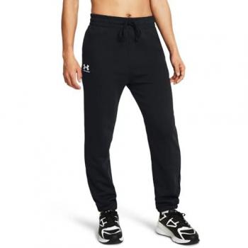 Under Armour Rival Terry Jogger Pants Black White Women's XL