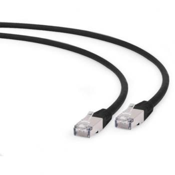 Cable de red Gembird PP6A-LSZHCU-BK-0.5M S-FTP Cat6a Negro 0,5 m LSOH