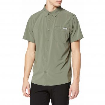 Columbia Triple Canyon Camisa de Manga Corta, Hombre, Cypress, S