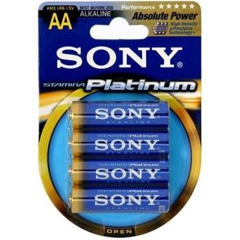 Sony AM3PTB4A - Blister 4 pilas Platinum alcalinas LR6-AA