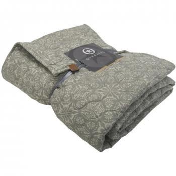 Overseas Colcha de tartáb microfibra 140x220 cm gris topo