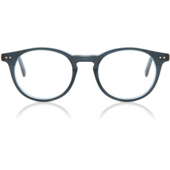 SmartBuy Kids Oval Full Rim Plastic Prescription Glasses - Blue - Size 45 - Blue Light Block Available - Free Lenses