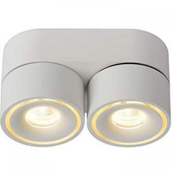 Foco de Techo Yumiko LED Regulable Blanco - 2x10W 2700K