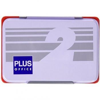Plus Office 02 - Almohadillas para sellar nº 2, 80 x 120 mm, rojo