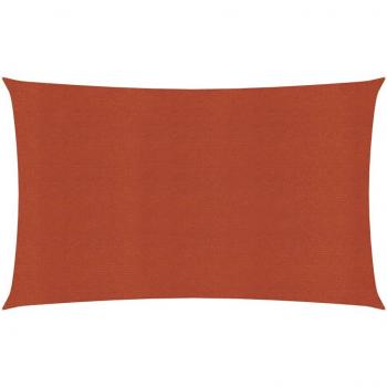 Toldo de vela HDPE 160 g/m² 5x8 m Color Antracita, Beige, Terracota