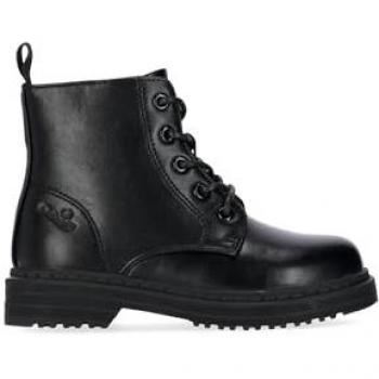 Botines Chika10 Kids Holanda 10 Negro para niña, con cierre de cordones, talla 37