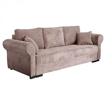 Sofá-cama Columbus 130 con función para dormir, caja de ropa de cama y dimensiones 234x92x92cm