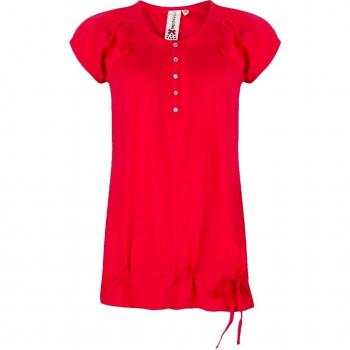 Camisa de Pijama Rebelle Roja en Algodón - Talla 14UK/42EU Modelo 4161-222-4