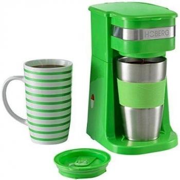 Hoberg Café-BoXX - Máquina de café individual, color verde