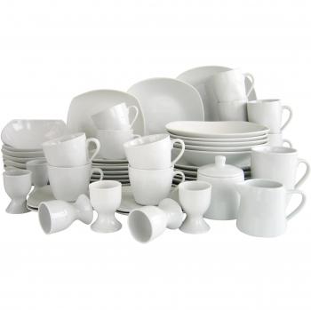Creatable 18096 - Vajilla elegante, color blanco